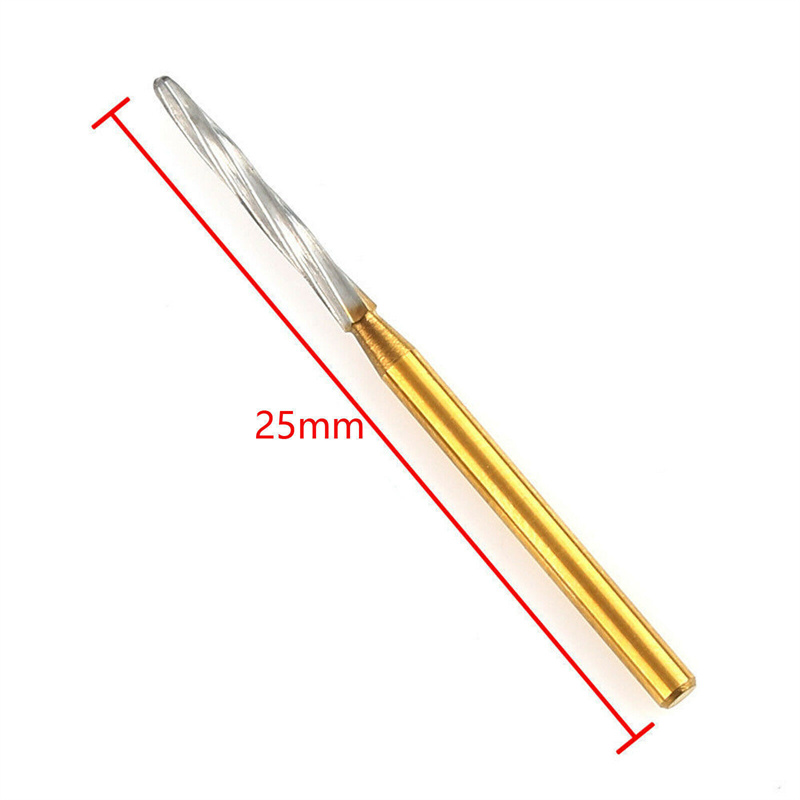 10PCS Dental Lab FG ENDO-Z Burs – Carbide Tungsten Steel Trimming & Finishing Burs, 25mm 3 thumbnail image