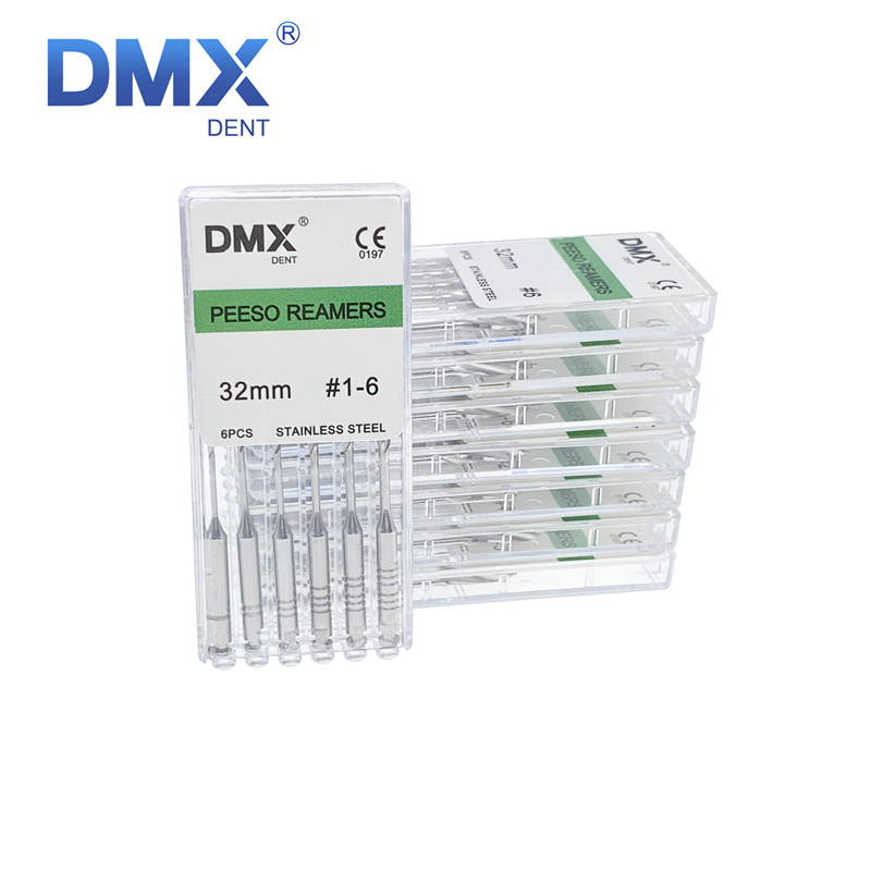 DMXDENT Peeso Reamers Dental Endodontic Root Canal Files 28mm/32mm