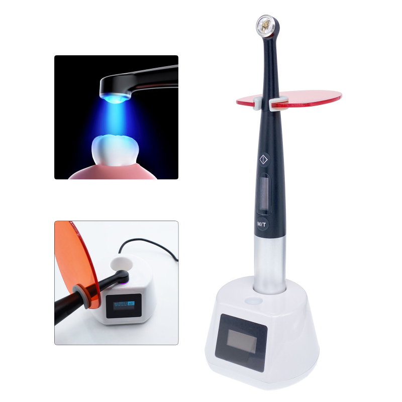 Dental Wireless Cordless LED Cure Curing Light Lamp 3100MW Tool Resin Cure 7 Mode