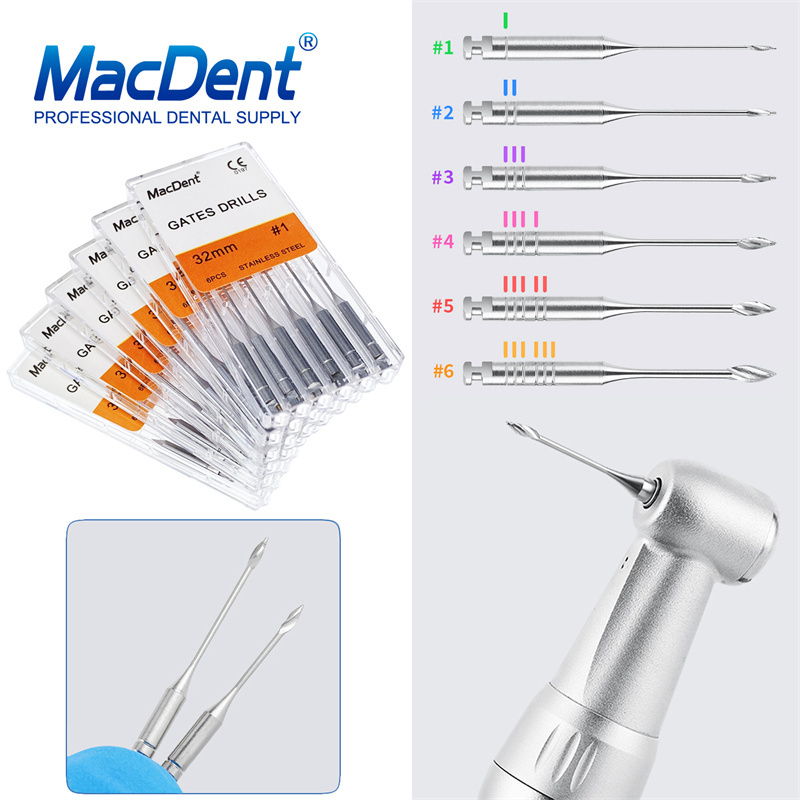 Macdent Gates Drill Dental Endodontic Root Canal Files 28mm/32mm