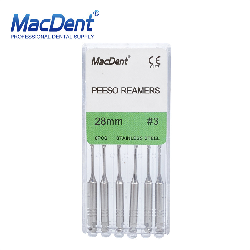 Macdent Peeso Reamers Dental Endodontic Root Canal Files 28mm/32mm