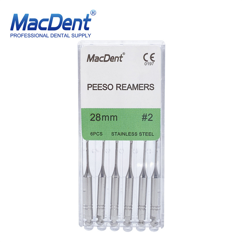 Macdent Peeso Reamers Dental Endodontic Root Canal Files 28mm/32mm