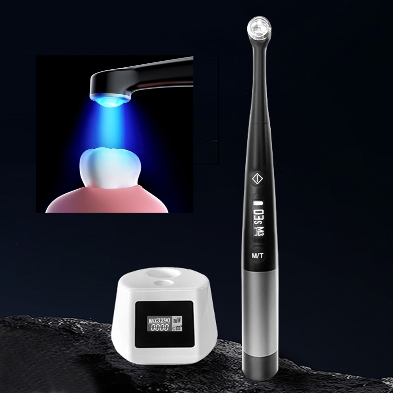 Dental Wireless Cordless LED Cure Curing Light Lamp 3100MW Tool Resin Cure 7 Mode