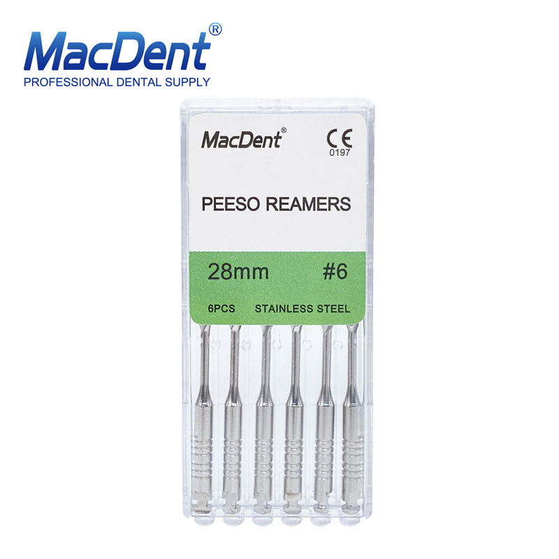 Macdent Peeso Reamers Dental Endodontic Root Canal Files 28mm/32mm