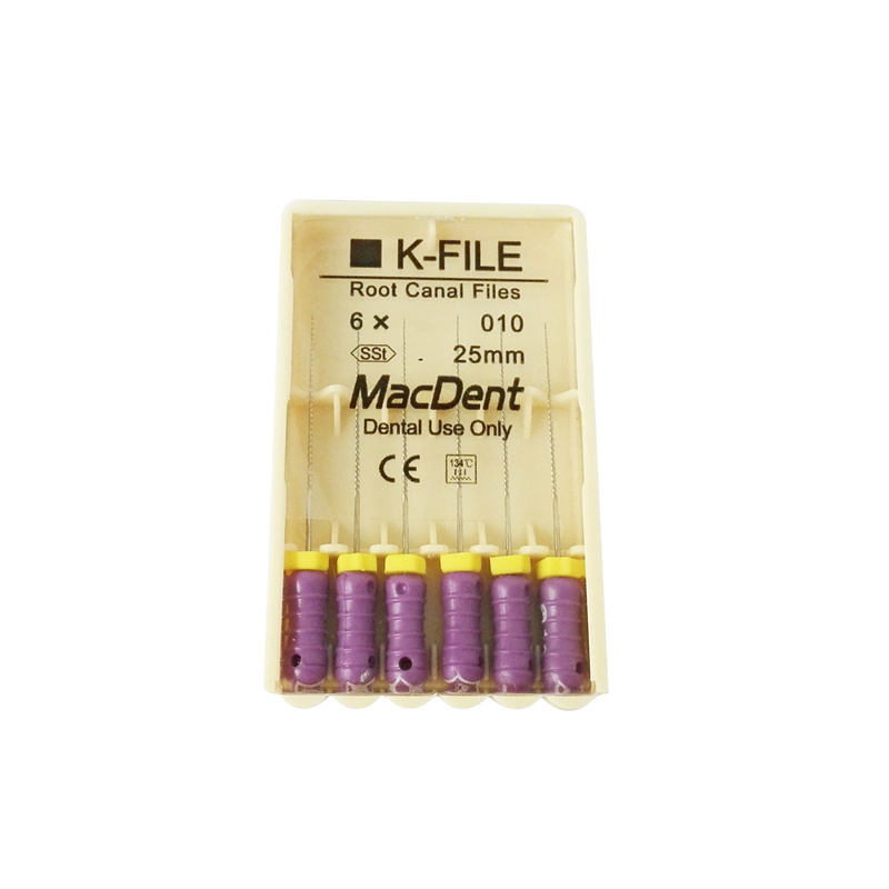 Macdent Dental Endo Endodontics Hand Use Root Canal K-File + Free Gift