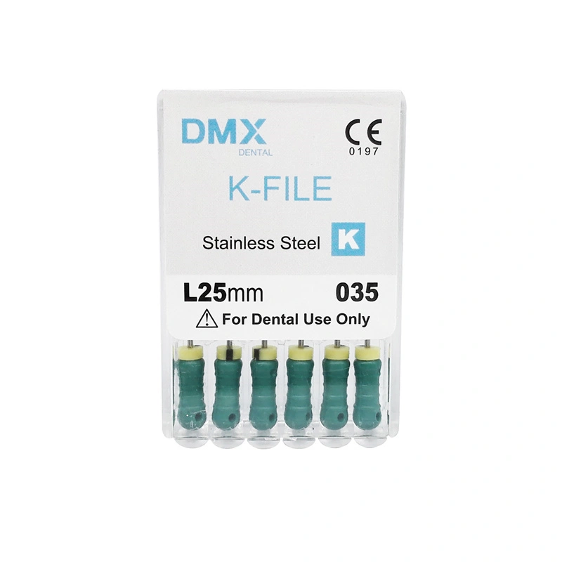 DMX Dental Endo Endodontics Hand Use Root Canal K-File + Free Gift