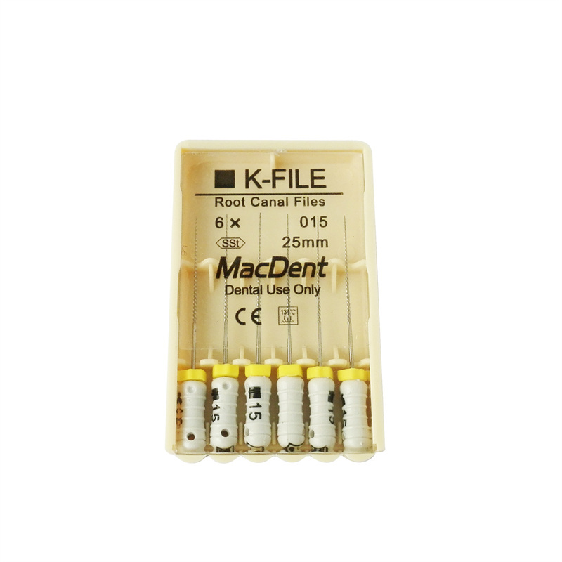 Macdent Dental Endo Endodontics Hand Use Root Canal K-File + Free Gift