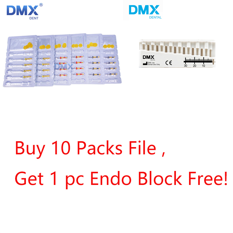 DMXDENT PT-ONE Dental Endodontic Endo Rotary Reciprocating Niti Files Root Canal For Engine + Free Gift