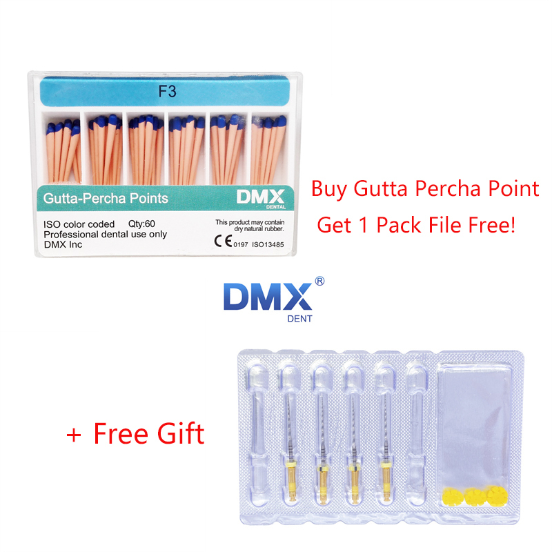 DMXDENT Dental Gutta Percha Points Dental Universal Root Canal