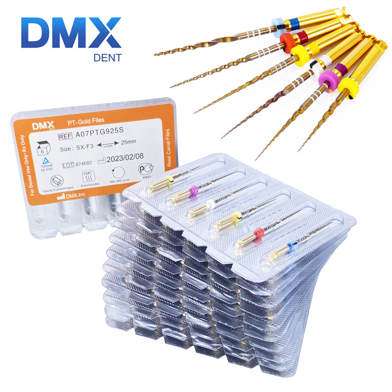 `DMXDENT PT-Gold Dental Endodontic Taper Engine Use NITI Endo Rotary Gold Files