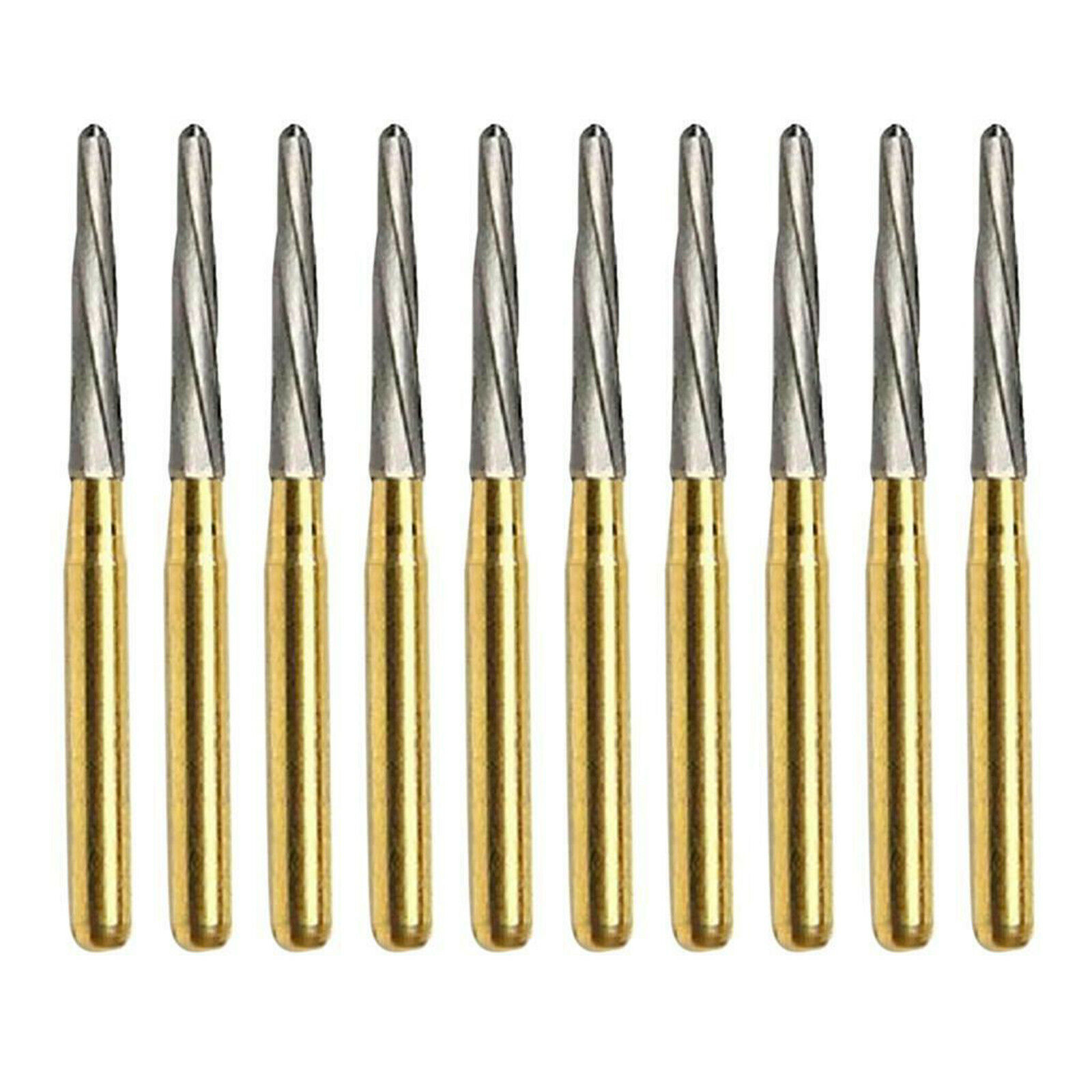 `EndoZ Dental Endodontic GoldPlated Carbide Burs For High Speed