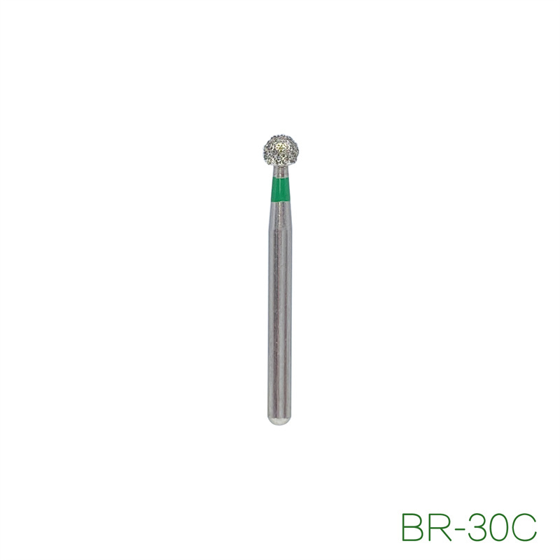 DMXDENT Diamond BR-30C Burs BR Ball Round Dental FG 1.6mm Bur For High Speed Handpiece