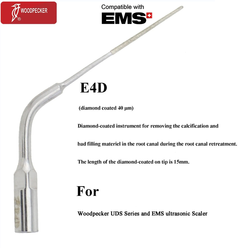 Woodpecker P E G Dental Ultrasonic Piezo Scaler Tip Periodontics Scaling Endodontic For EMS