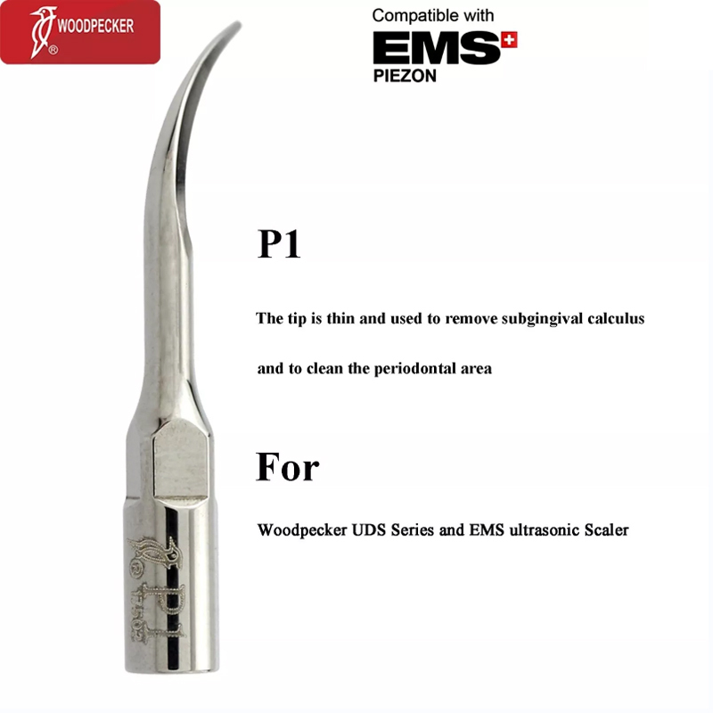 Woodpecker P E G Dental Ultrasonic Piezo Scaler Tip Periodontics Scaling Endodontic For EMS