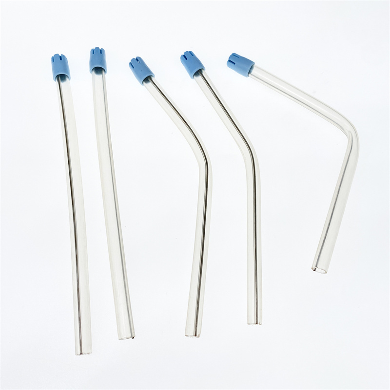 100Pcs Dental Saliva Ejector Suction Tips Aspirator Spray Nozzles Disposable Tube
