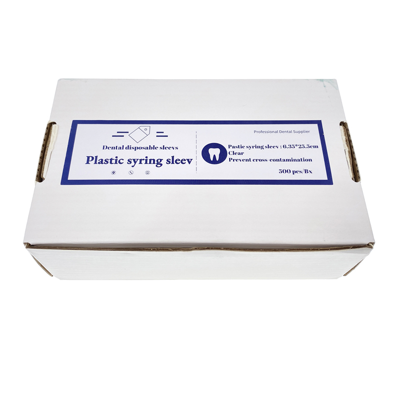 Dental Disposable 3 Way Air Water Syringe Handpiece Sleeve Cover Sheath 6.35x10"