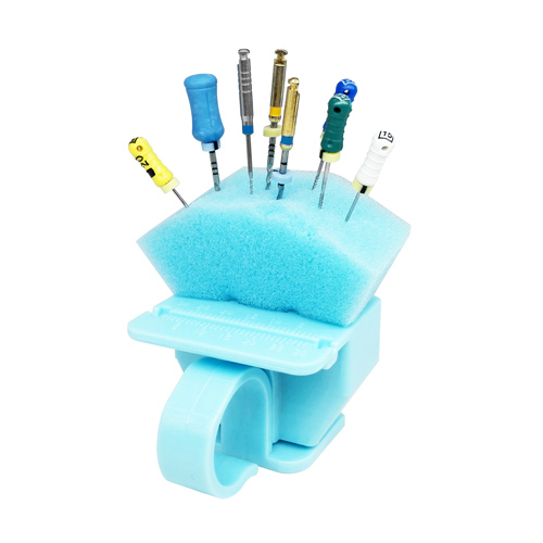 Dental Endodontic Finger Ring File Holder Ruler Foam Sponge Type A / Type B