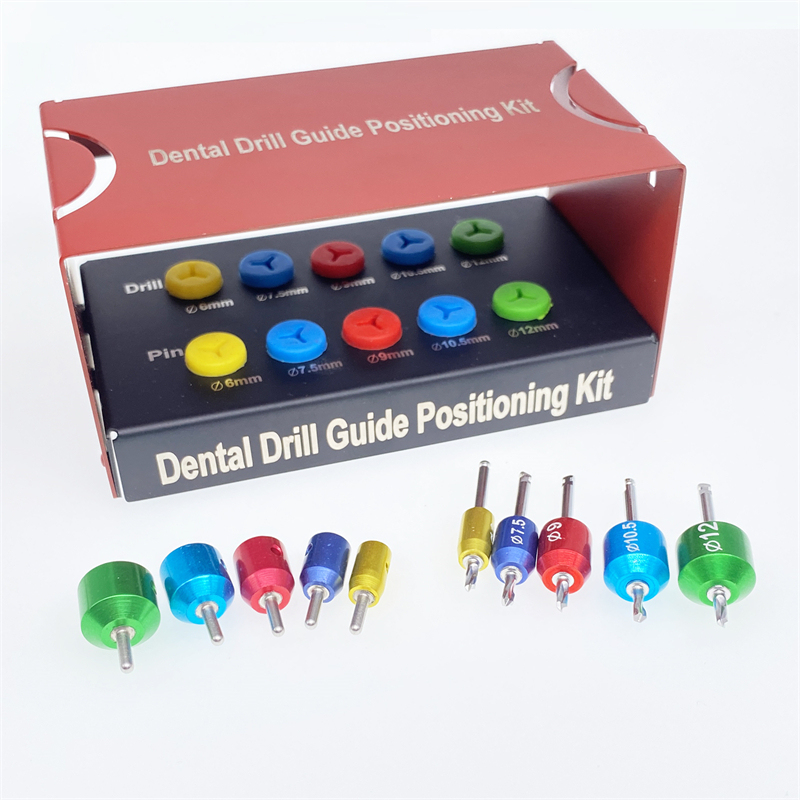 Dental Implants Guide Drills Positioning Kit Titanium Guided Surgery Pins 10pcs