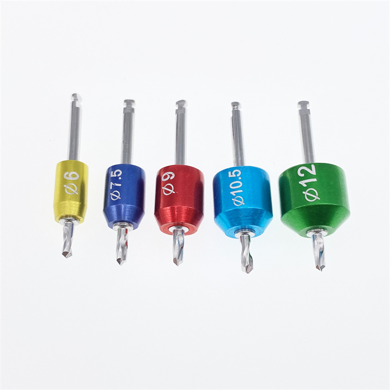 Dental Implants Guide Drills Positioning Kit Titanium Guided Surgery Pins 10pcs