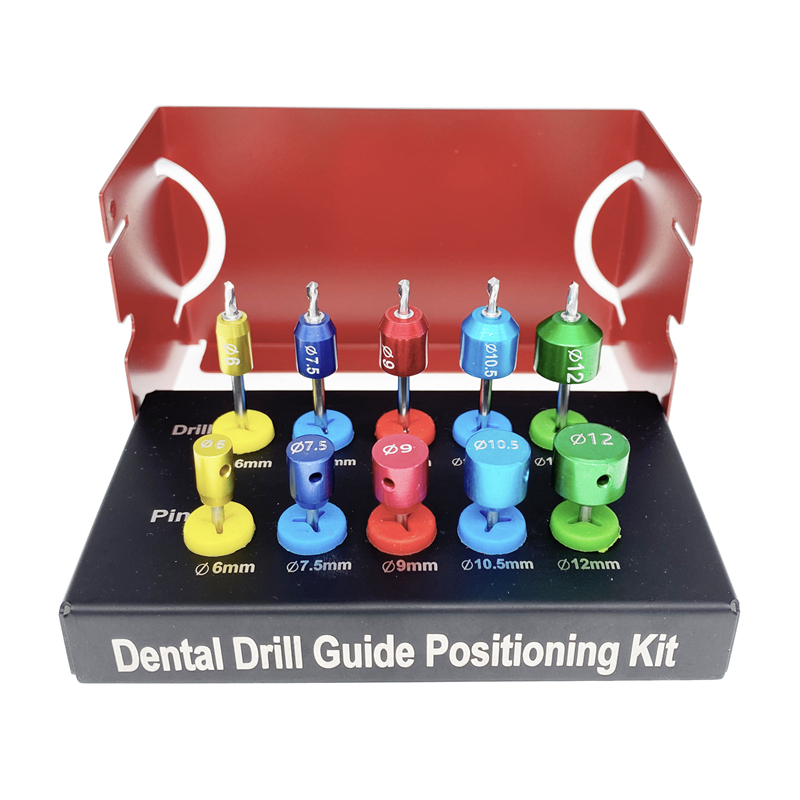 Dental Implants Guide Drills Positioning Kit Titanium Guided Surgery Pins 10pcs