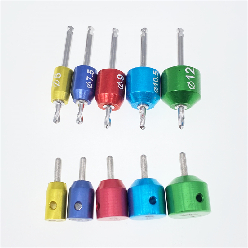 Dental Implants Guide Drills Positioning Kit Titanium Guided Surgery Pins 10pcs
