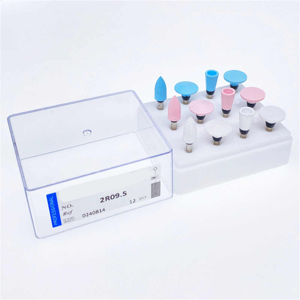 Dental Composite Polishing Burs Kit RA 2.35mm Silicone Polisher for Contra Angle