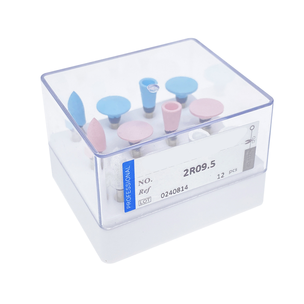 Dental Composite Polishing Burs Kit RA 2.35mm Silicone Polisher for Contra Angle