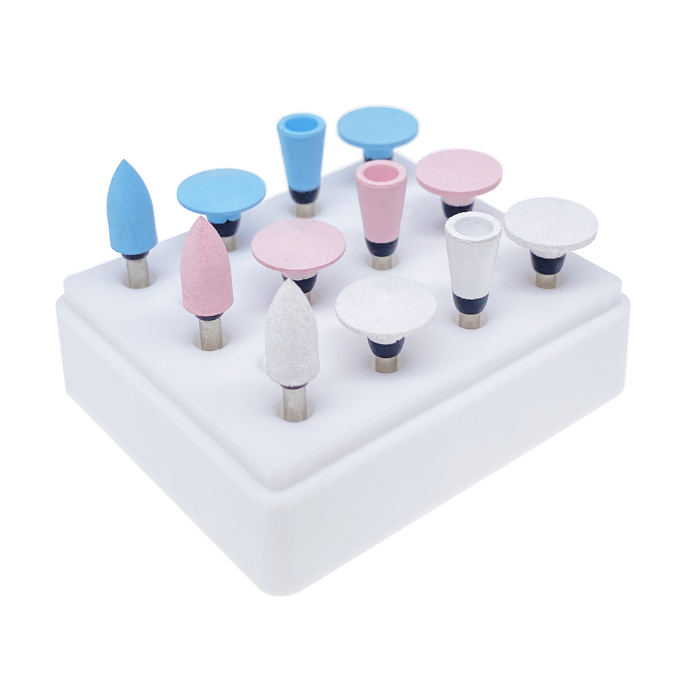 Dental Composite Polishing Burs Kit RA 2.35mm Silicone Polisher for Contra Angle