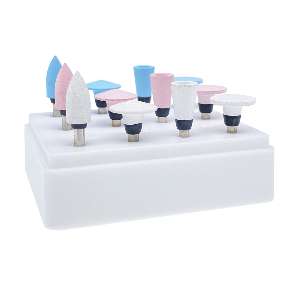 Dental Composite Polishing Burs Kit RA 2.35mm Silicone Polisher for Contra Angle