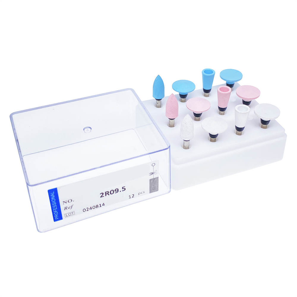 Dental Composite Polishing Burs Kit RA 2.35mm Silicone Polisher for Contra Angle