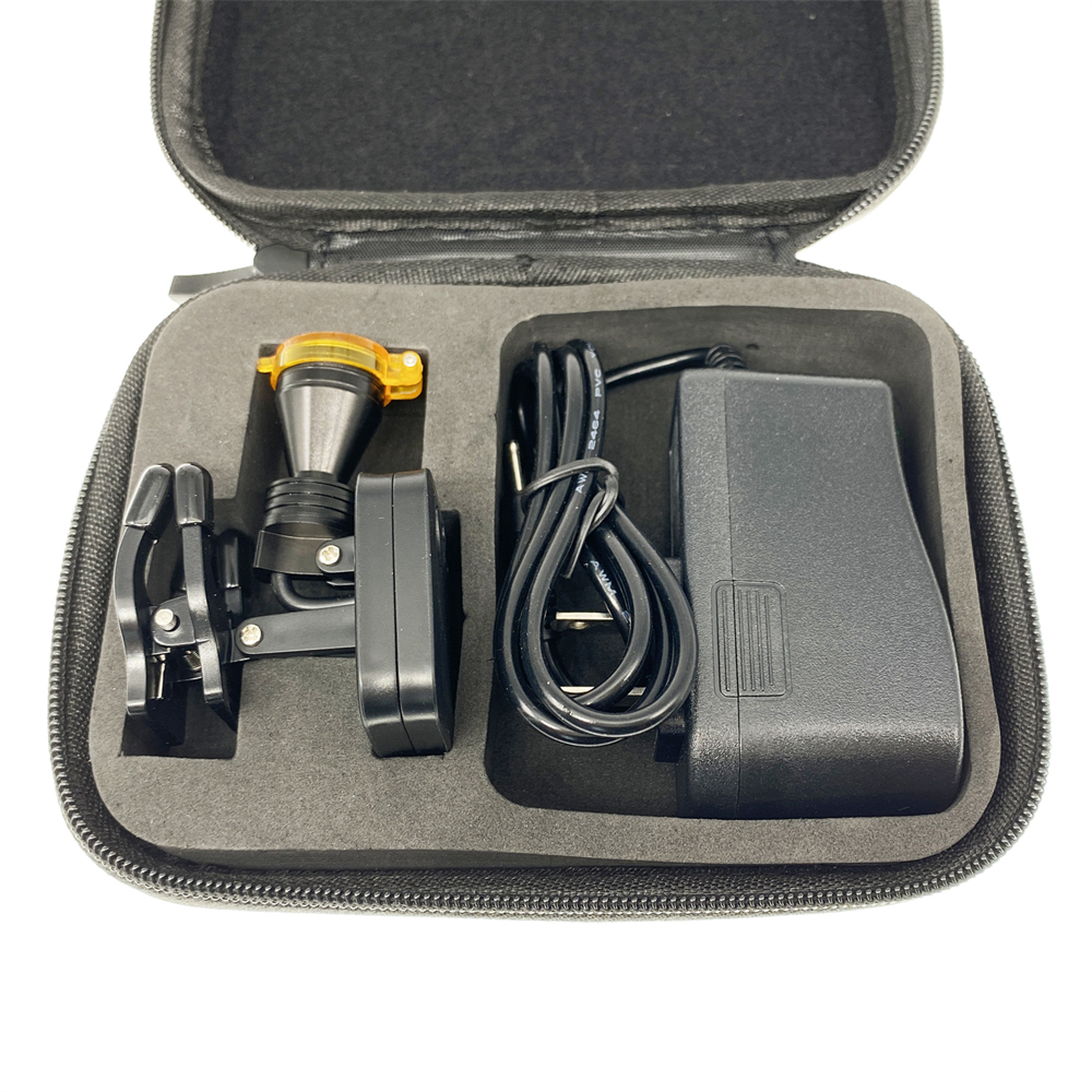 Dental Medical 5W LED Wireless Clip-on Head Light with Optical Filter