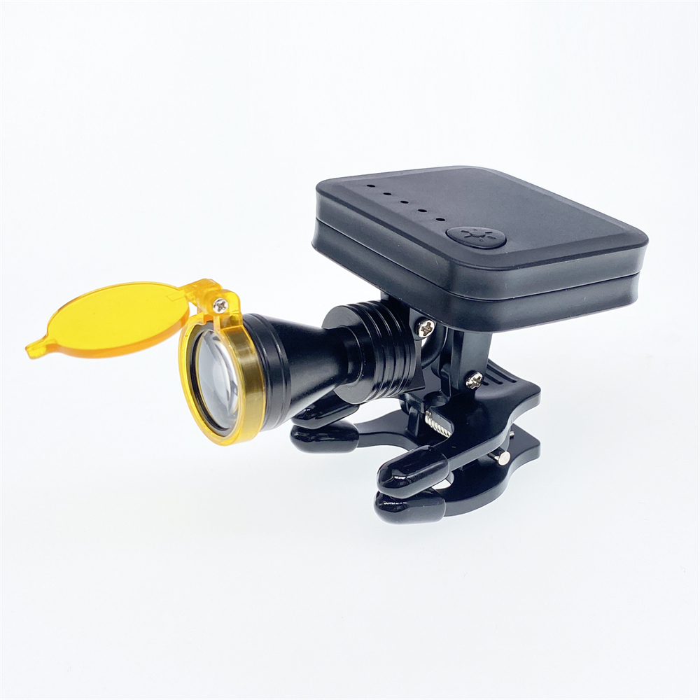 Dental Medical 5W LED Wireless Clip-on Head Light with Optical Filter