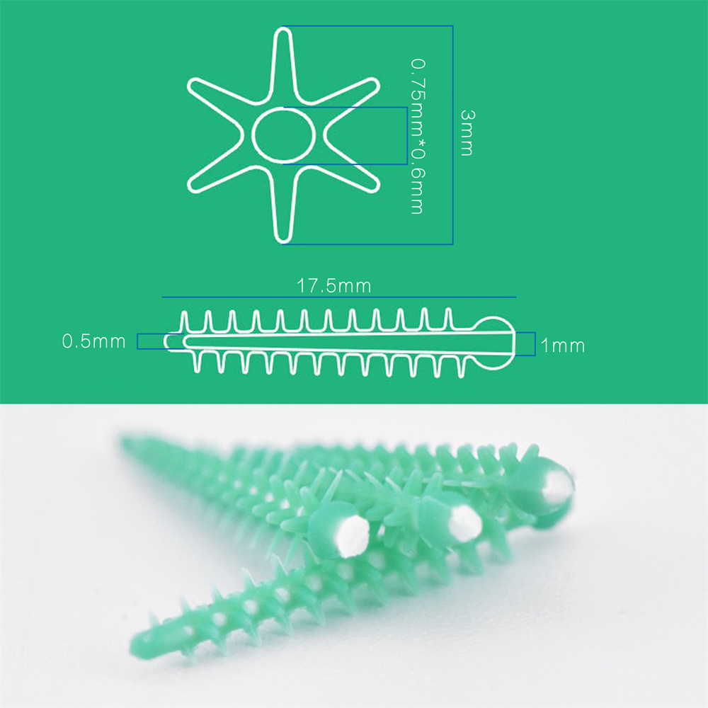 Silicone Dental Adaptive Interdental Wedge Matrice Matrix Elastic Wedges 40pcs