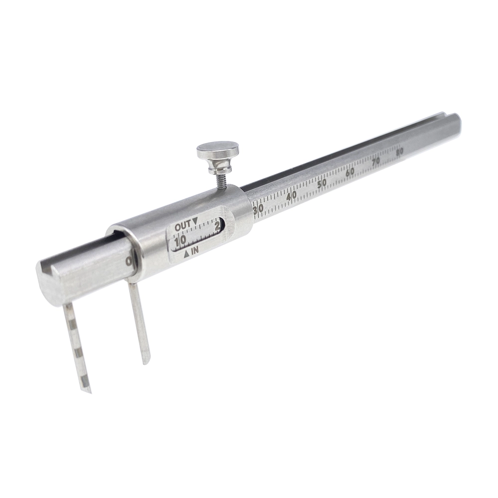 Measure Teeth Instruments Dental Micro Boley Measure Gauge Caliper Straight Teeth Size Measuring ...