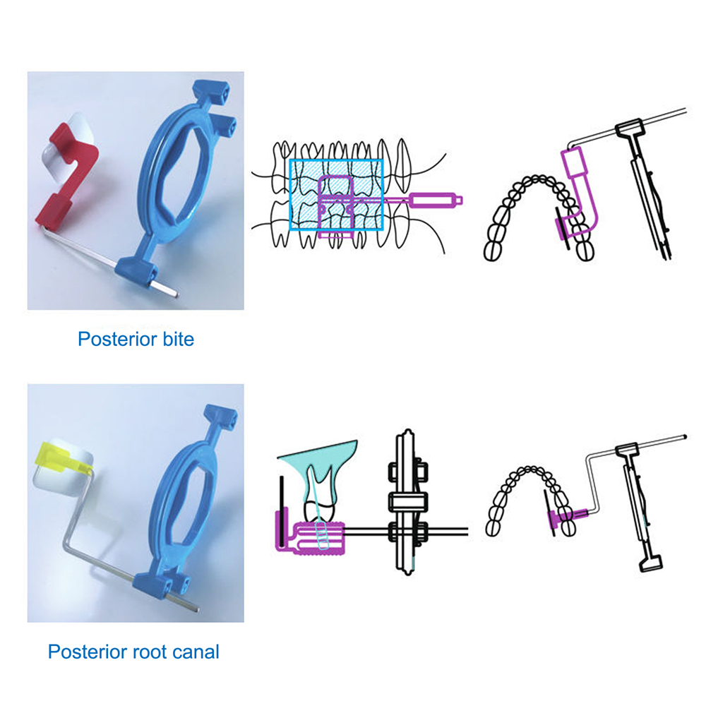 12 Pcs Dental Film Positioning & Digital Phosphor Plate Positioner System Holder