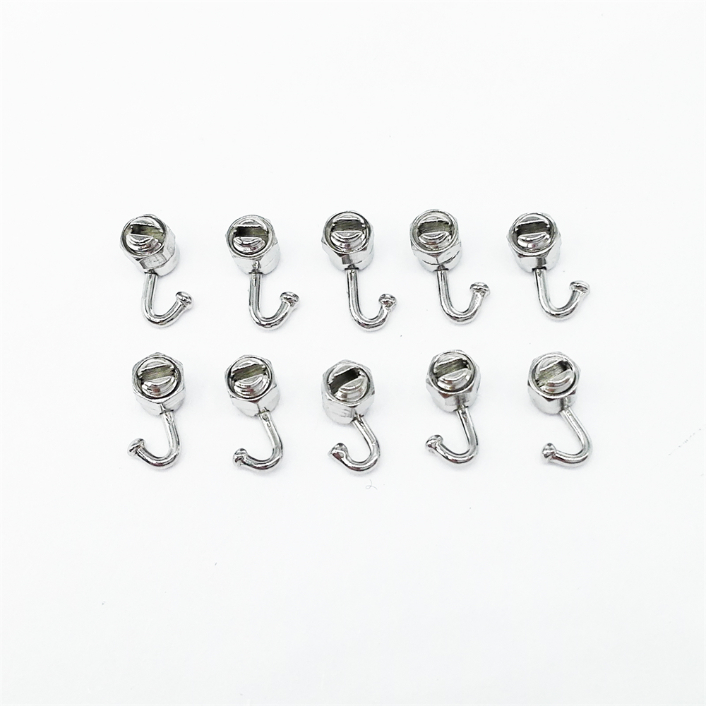 10 Pcs Orthodontic Dental Activity Crimpable Hook Stops Lock Left & Right + Tool