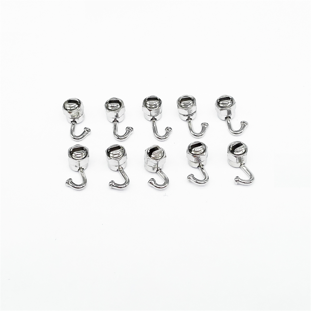10 Pcs Orthodontic Dental Activity Crimpable Hook Stops Lock Left & Right + Tool