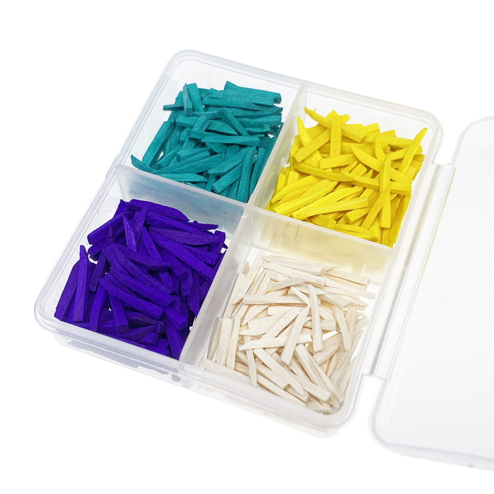 400pcs Mixed Dental Interdental Composite Contoured Wood Wooden Wedges matrices