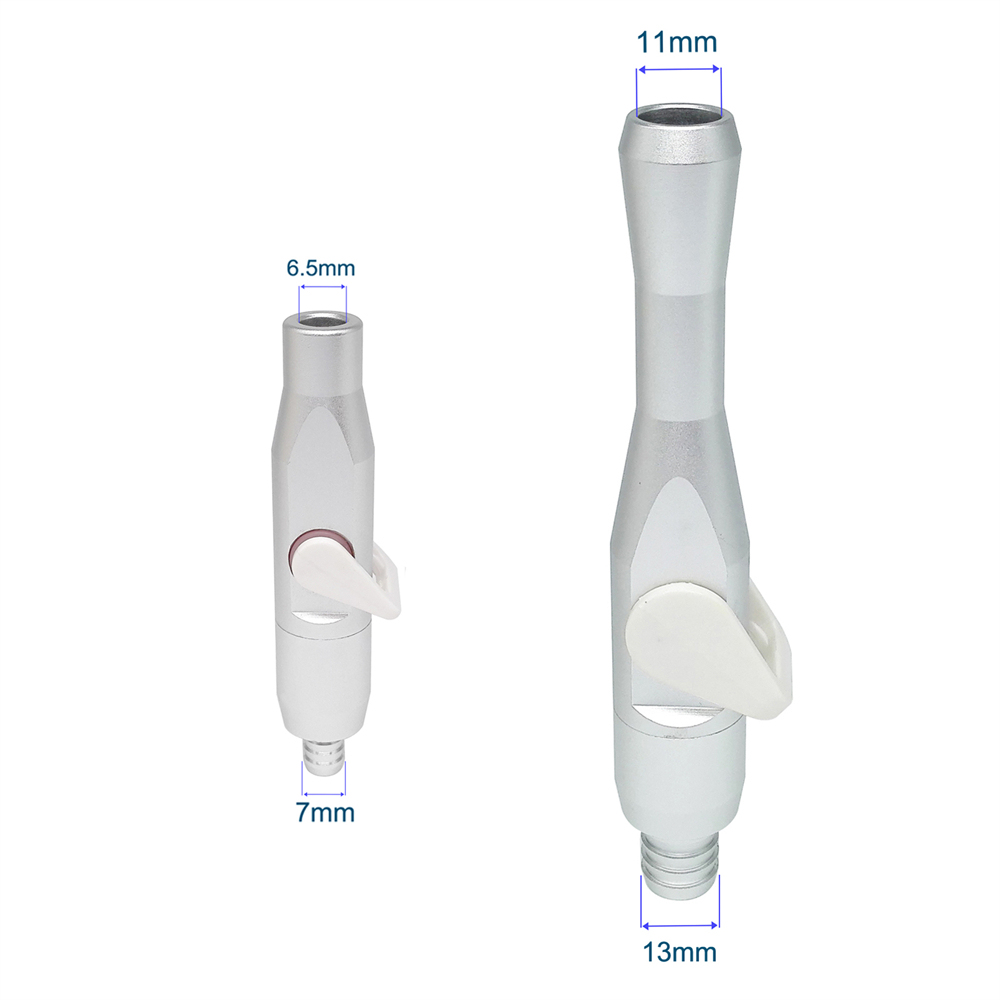 Dental Universal Saliva Ejector Suction Valves SE/HVE Tip Adaptor Strong+Weak