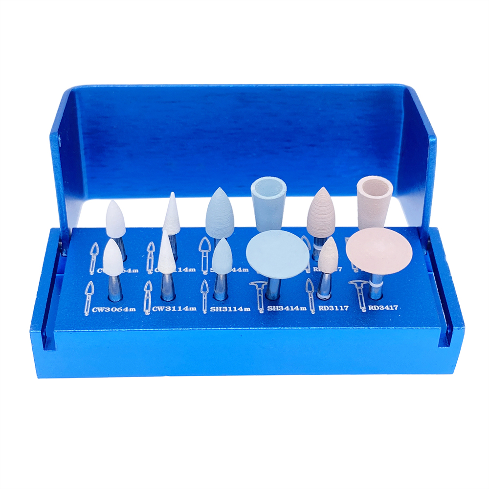 Dental Composite Resin High Brightness Polishing Set RA1112 For Low Speed Contra Angle Handpiece