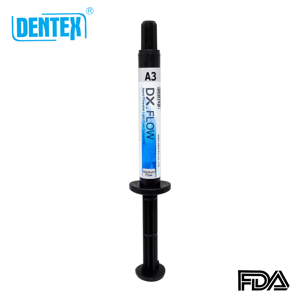 DENTEX DX.FLOW Dental Flowable Light Cure Composite Resin Medium Flow