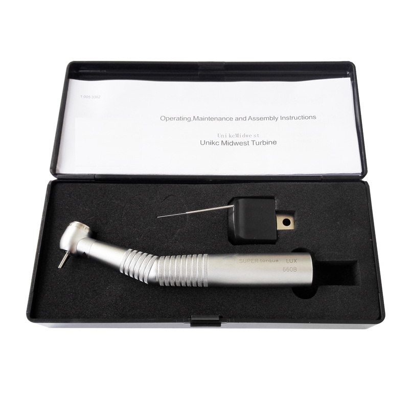 SUPERtorque LUX 660B Dental Fiber Optic High Speed Air Turbine Handpiece Fit KAVO