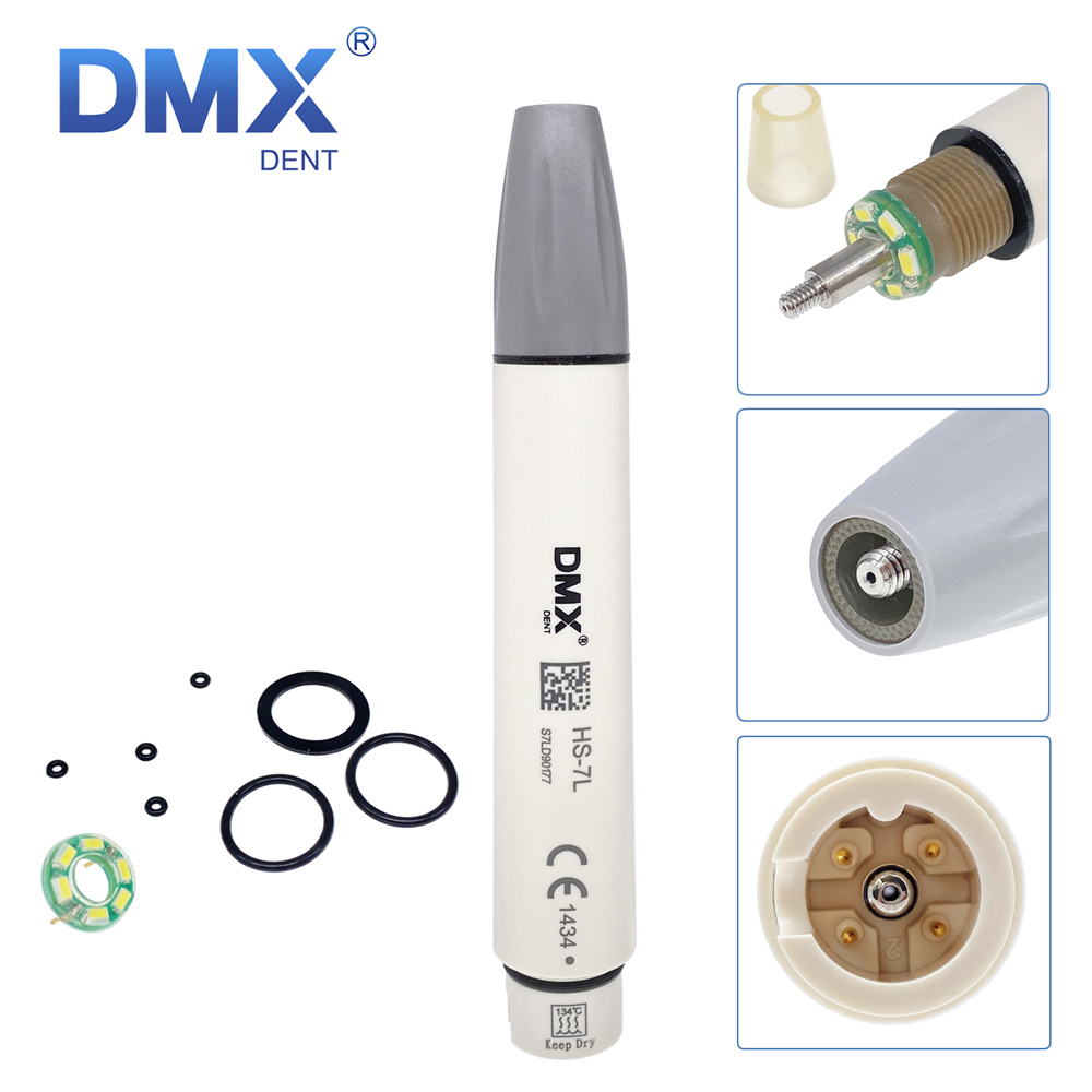 DMXDENT HS-7L Ultrasonic Piezo Scaler Fiber Optic Handpiece fit DTE SATELEC