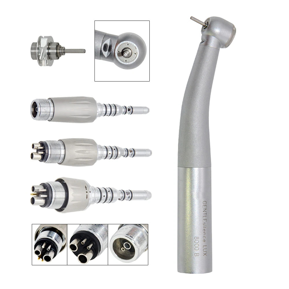 8000B Dental Fiber Optic High Speed Air Turbine Handpiece Fit KAVO Multiflex