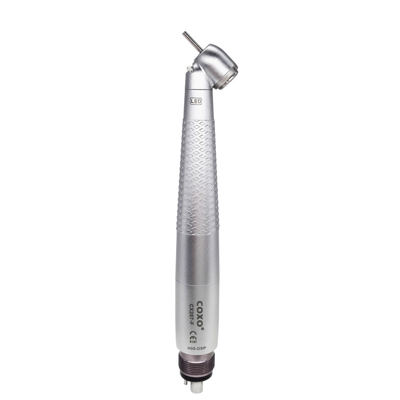 COXO Dental LED Handpiece High Speed Air Turbine E Generator Self Power 4/2 Hole