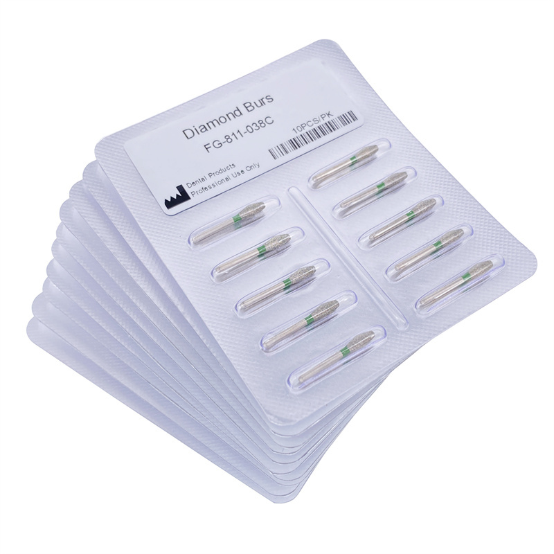 Dental Diamond Burs FG Occlusal Barrel 811/038C  Coarse For High Speed Handpiece