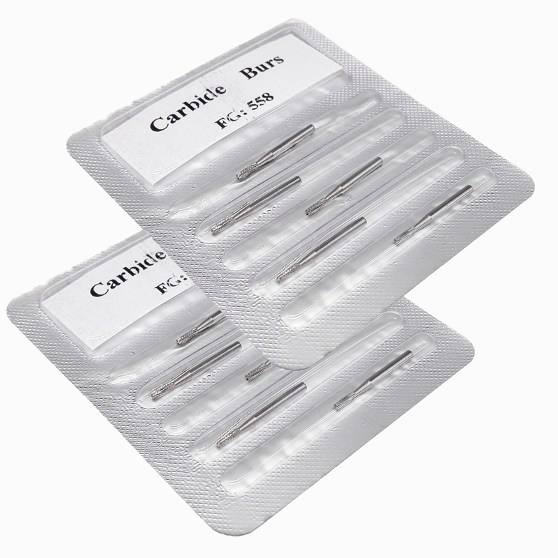 FG 556/ FG 557/ FG 558 Dental Operative Carbide Burs For High Speed Handpiece 10pcs