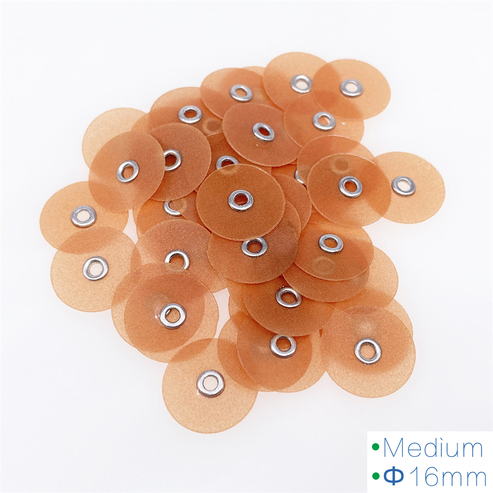 50 Pcs Dental Composite Finishing Polishing Discs 12/14/16mm