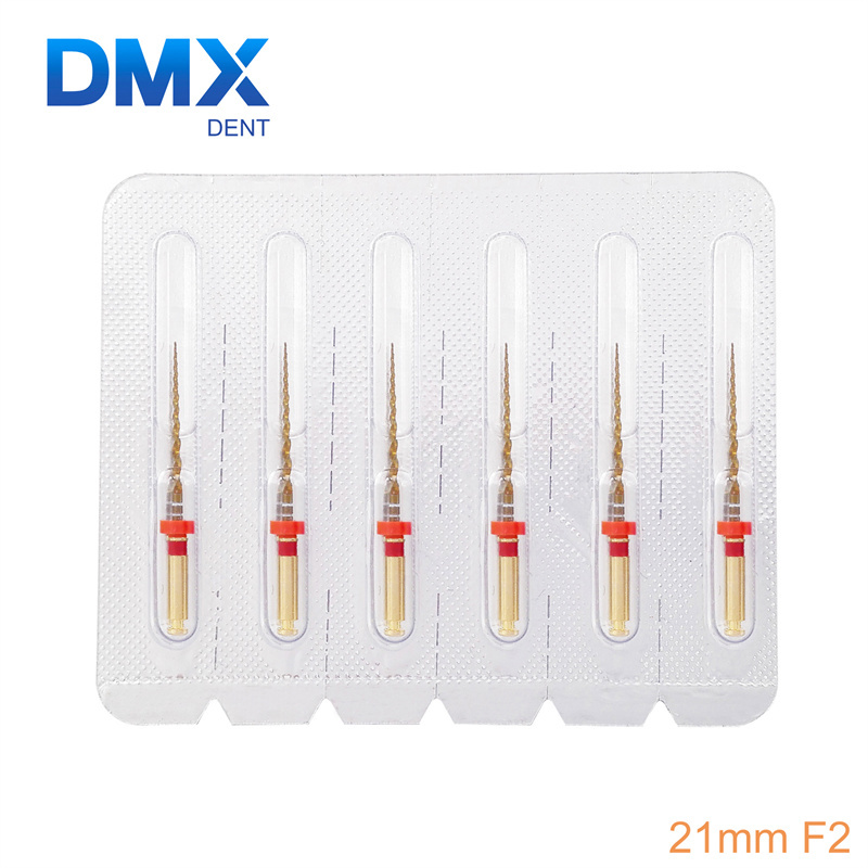 DMXDENT Dental Endodontic NITI Endo Rotary Files Gold Taper Engine Use + Free Gift