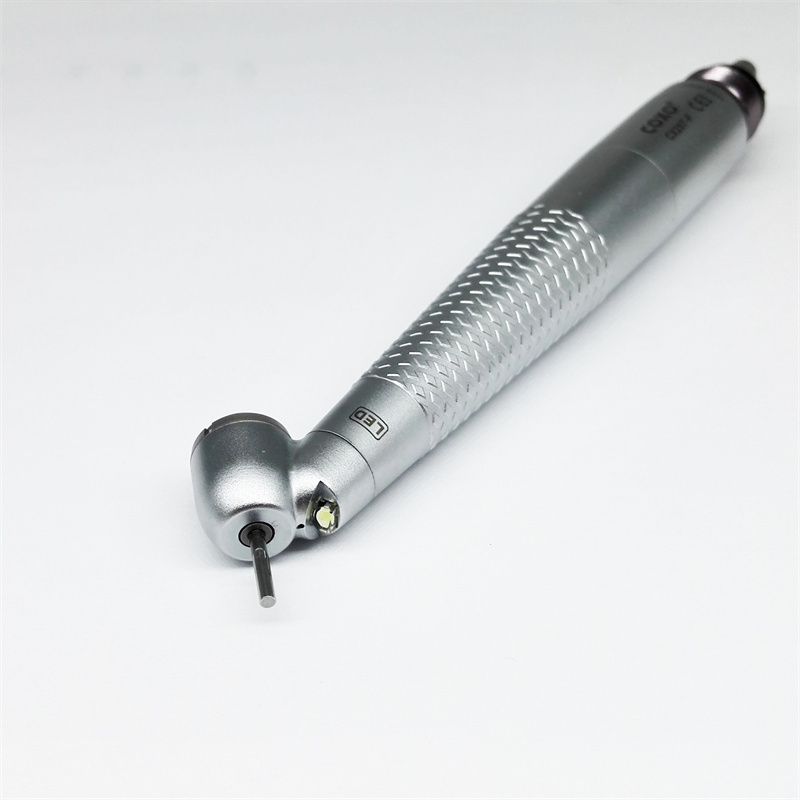COXO Dental LED Handpiece High Speed Air Turbine E Generator Self Power 4/2 Hole